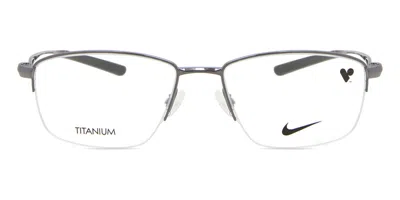 Nike 6045 Men's Glasses, Silver, Size 54