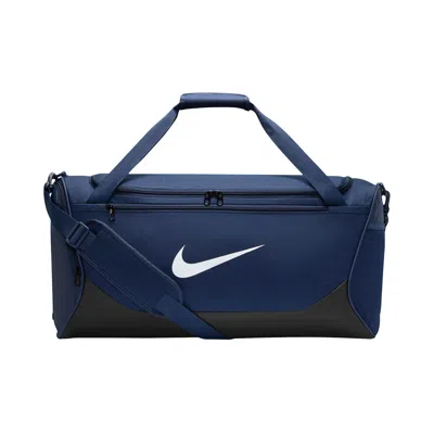 Pre-owned Nike 60l Medium Brasilia Duffel Bag 'midnight Navy/black/white' | Blue | Men's Size Onesize