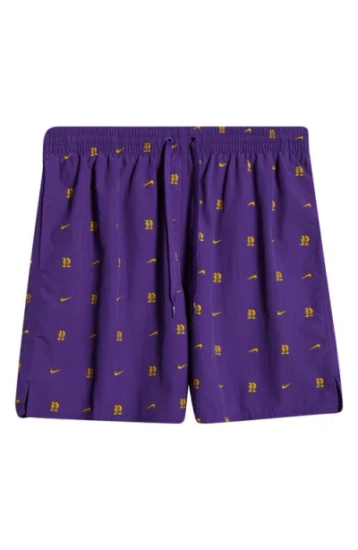 Nike 7-inch Volley Swim Trunks In Purple