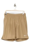 Nike 7-inch Volley Swim Trunks In Brown