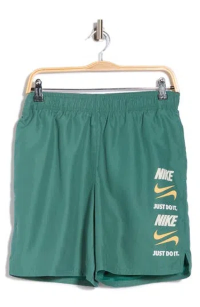 Nike 7-inch Volley Swim Trunks In Green