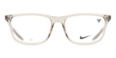 Nike 7018 085 Occhiali Da Vista Chiari Per Uomo (solo Montatura) In Gray