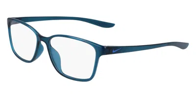 Nike 7027 405 Occhiali Da Vista Blu Per Donna (solo Montatura) In Blue