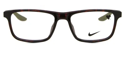 Nike 7046 Men's Glasses, Tortoiseshell, Size 54 In Brown