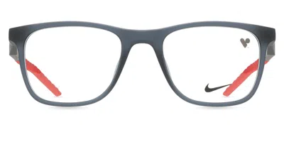 Nike 7056 N 036 Men's Glasses Grey Size 53 - Free Lenses - Blue Light Block Available