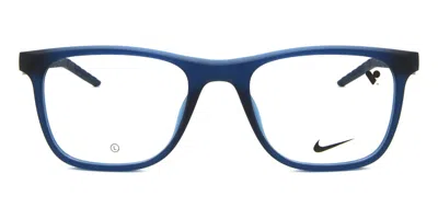 Nike 7056 N 423 Men's Glasses Blue Size 53 - Free Lenses - Blue Light Block Available