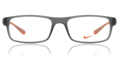 Nike 7090 N 068 Occhiali Da Vista Grigi Per Uomo (solo Montatura) In Gray