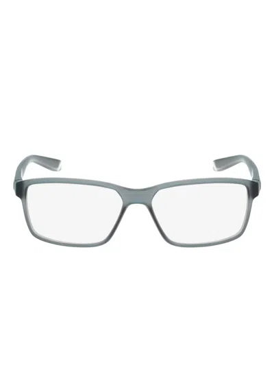 Nike 7092 Rectangle Glasses In Gray