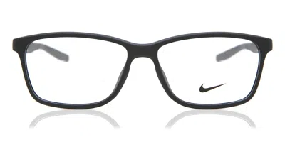 Nike 7118 001 Occhiali Da Vista Neri Per Uomo (solo Montatura) In Black