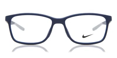 Nike 7118 413 Occhiali Da Vista Blu Per Uomo (solo Montatura) In Blue