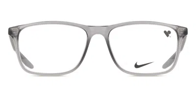 Nike 7125 N 034 Men's Glasses Grey Size 54 - Free Lenses - Blue Light Block Available