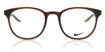 Nike 7128 207 Men's Glasses Brown Size 50 - Free Lenses - Blue Light Block Available