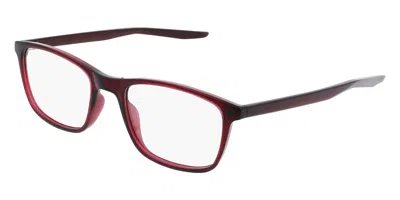Nike 7129 200 Occhiali Da Vista Rossi Per Uomo (solo Montatura) In Brown