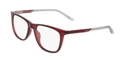 Nike 7132 Men's Glasses, Red, Size 54 In Dark Team Red