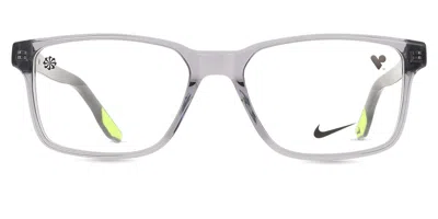 Nike 7160 N 027 Men's Glasses Clear Size 55 - Free Lenses - Blue Light Block Available In Gray