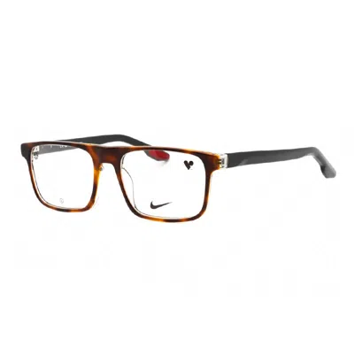 Nike 7161 Eyeglasses With Clear Demo Lenses In Brown