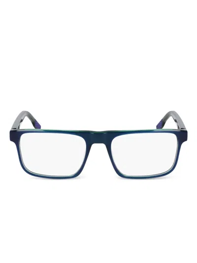 Nike 7161 Rectangle-frame Glasses In Blue