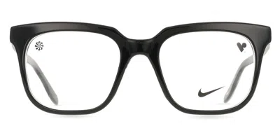 Nike 7167lb 010 Occhiali Da Vista Neri Per Donna (solo Montatura) In Black