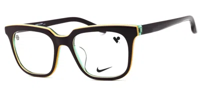 Nike 7167lb 502 Occhiali Da Vista Purple Per Donna (solo Montatura) In Black