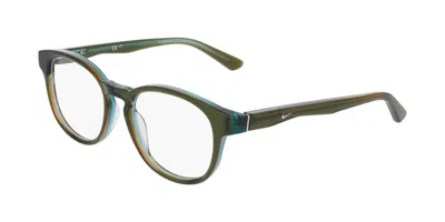 Nike 7182 317 Men's Glasses Green Size 51 - Free Lenses - Blue Light Block Available
