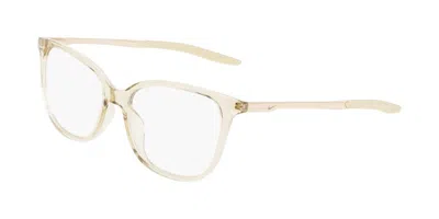 Nike 7228 N 740 Women's Glasses Yellow Size 54 - Free Lenses - Blue Light Block Available In Gray