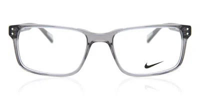 Nike 7240 N Men's Glasses, Clear, Size 53 In Gray