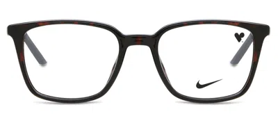 Nike 7259 Men's Glasses, Tortoiseshell, Size 53 In Brown