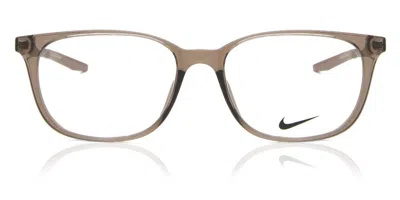 Nike 7283 202 Occhiali Da Vista Marroni Per Uomo (solo Montatura) In Gray