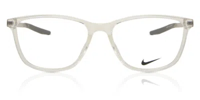 Nike 7284 905 Men's Glasses Clear Size 54 - Free Lenses - Blue Light Block Available In Transparent
