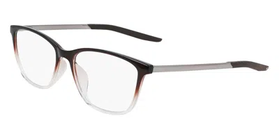 Nike 7284 203 Occhiali Da Vista Marroni Per Uomo (solo Montatura) In Multi