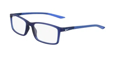 Nike 7287 N 410 Men's Glasses Blue Size 54 - Free Lenses - Blue Light Block Available