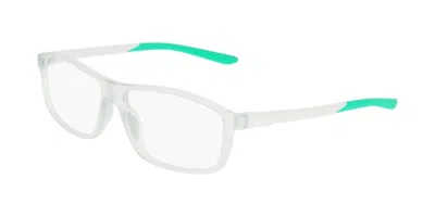 Nike 7291 051 Men's Glasses Silver Size 56 - Free Lenses - Blue Light Block Available