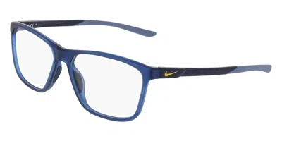 Nike 7293 410 Men's Glasses Blue Size 58 - Free Lenses - Blue Light Block Available