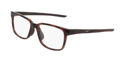 Nike 7409 239 Women's Glasses Tortoiseshell Size 53 - Free Lenses - Blue Light Block Available In Brown