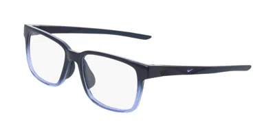 Nike 7409 418 Women's Glasses Blue Size 53 - Free Lenses - Blue Light Block Available