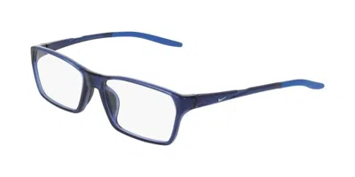 Nike 7410 410 Men's Glasses Blue Size 57 - Free Lenses - Blue Light Block Available