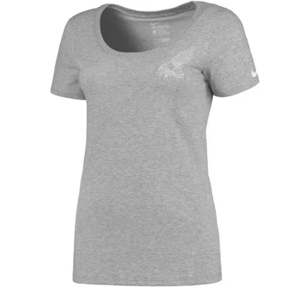 Nike 801611-063 Women's Gray Olympic Trials Dry Running T-shirt Tops R132