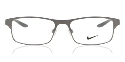 Nike 8046 071 Occhiali Da Vista Grigi Per Uomo (solo Montatura) In Gray