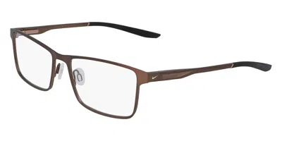 Nike 8047 210 Men's Glasses Brown Size 56 - Free Lenses - Blue Light Block Available