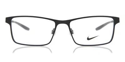 Nike 8047 001 Occhiali Da Vista Neri Per Uomo (solo Montatura) In Black