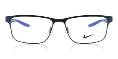 Nike 8130 N 416 Men's Glasses Blue Size 56 - Free Lenses - Blue Light Block Available