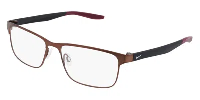 Nike 8130 N 207 Men's Glasses Brown Size 56 - Free Lenses - Blue Light Block Available