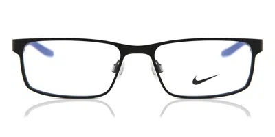 Nike 8131 008 Occhiali Da Vista Neri Per Uomo (solo Montatura) In Multi