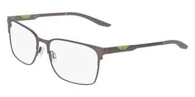 Nike 8142 070 Men's Glasses Gunmetal Size 54 - Free Lenses - Blue Light Block Available In Gray