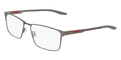 Nike 8143 070 Men's Glasses Gunmetal Size 57 - Free Lenses - Blue Light Block Available In Gray