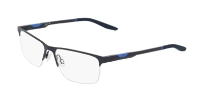 Nike 8144 411 Men's Glasses Blue Size 53 - Free Lenses - Blue Light Block Available