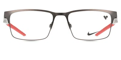 Nike 8154 076 Men's Glasses Gunmetal Size 53 - Free Lenses - Blue Light Block Available