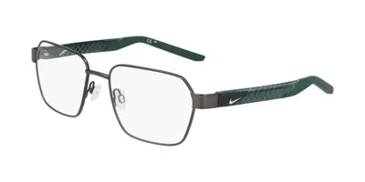 Nike 8155 Men's Glasses, Gunmetal, Size 53 In Green