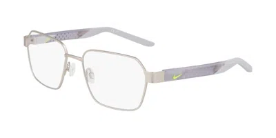 Nike 8155 Men's Glasses, Silver, Size 53 In Gold