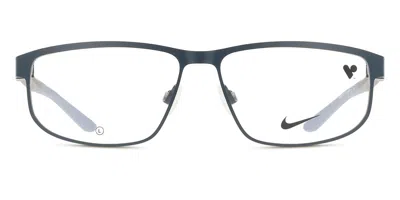 Nike 8157 412 Men's Glasses Blue Size 56 - Free Lenses - Blue Light Block Available